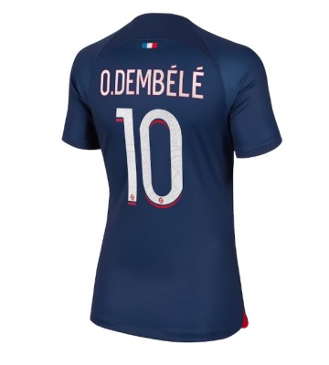 Maillot de foot Paris Saint-Germain Ousmane Dembele #10 Domicile Femmes 2023-24 Manches Courte